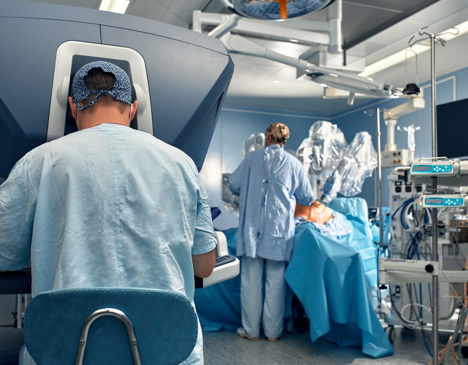 Surgery Da Vinci. Minimally invasive robotic surgery with the da Vinci surgical system. medical