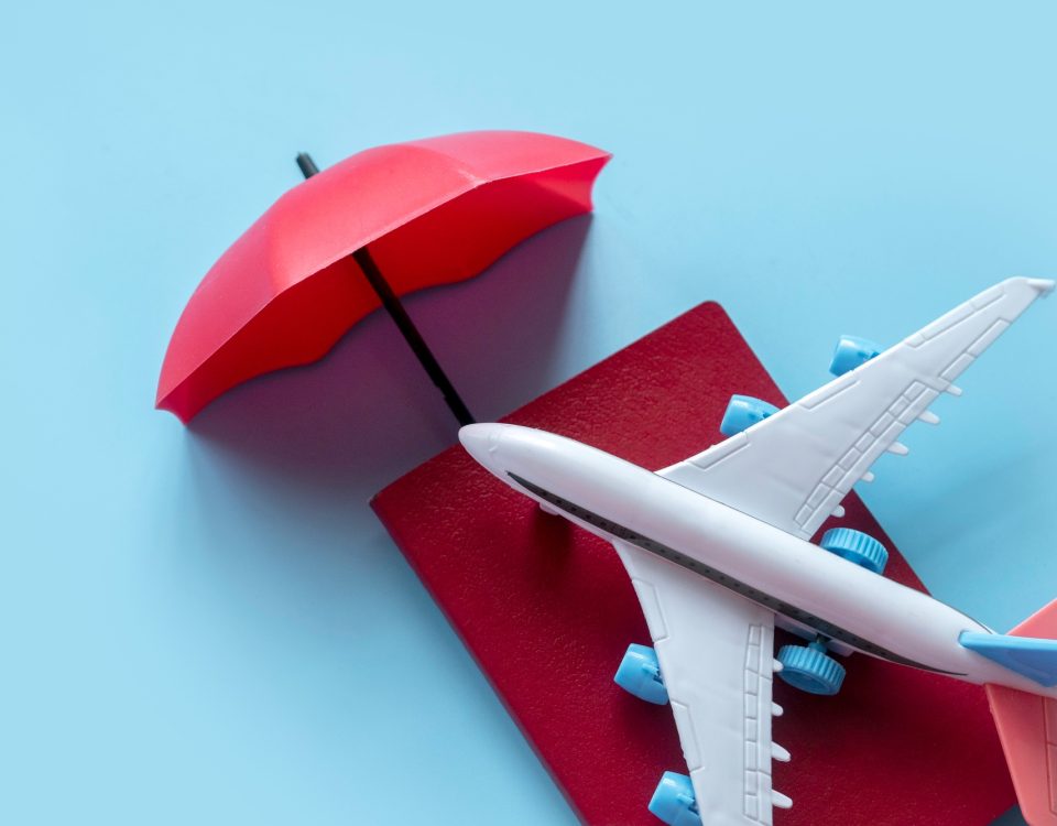 Travel insurance concept.