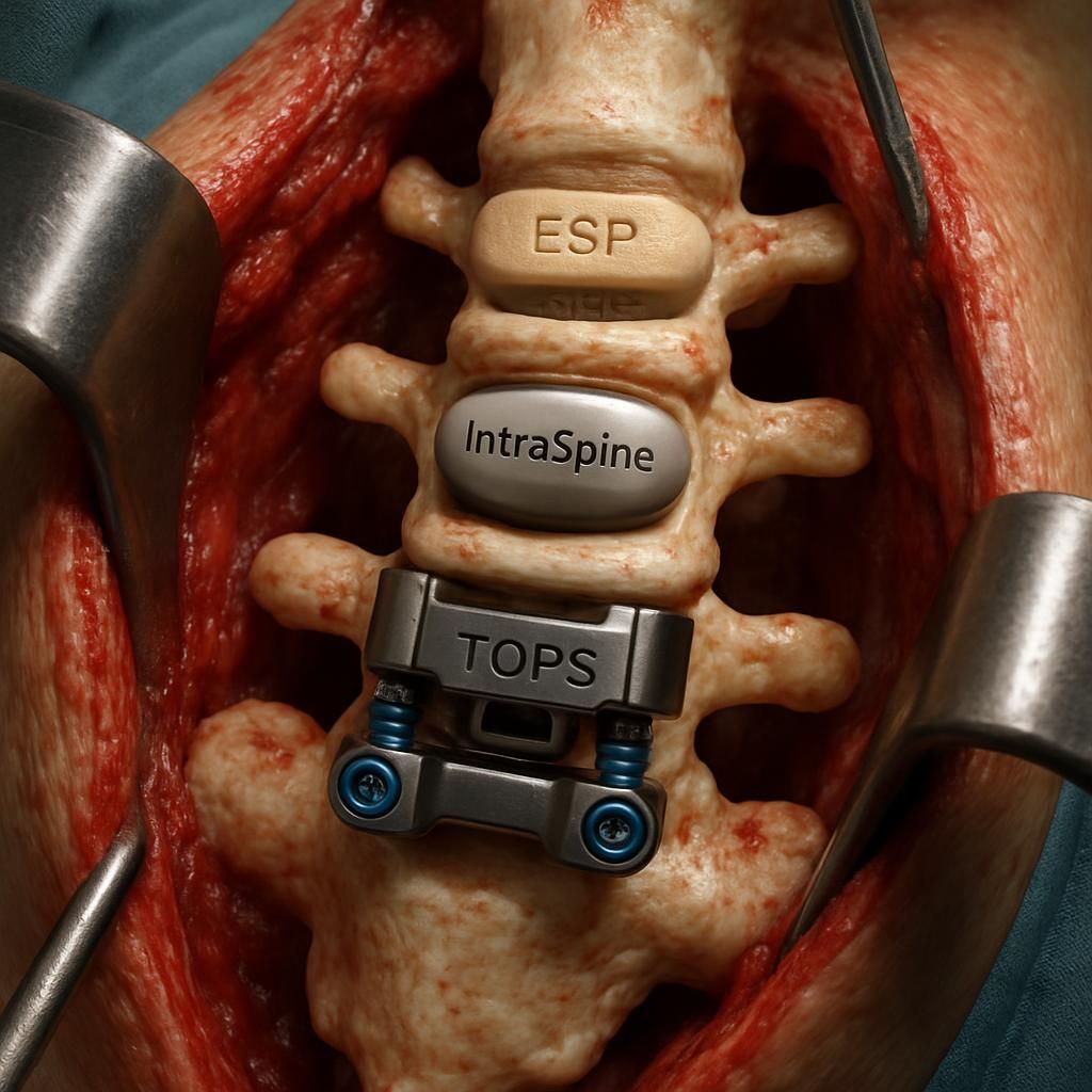 découvrez notre guide complet sur les implants innovants tops™, intraspine® et esp, leurs avantages, utilisations et technologies avancées pour améliorer la santé vertébrale.