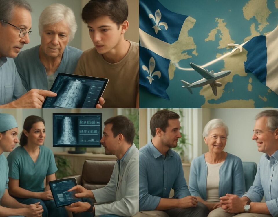 découvrez l'importance des questionnaires et examens initiaux expliqués clairement aux patients québécois pour un meilleur suivi médical.