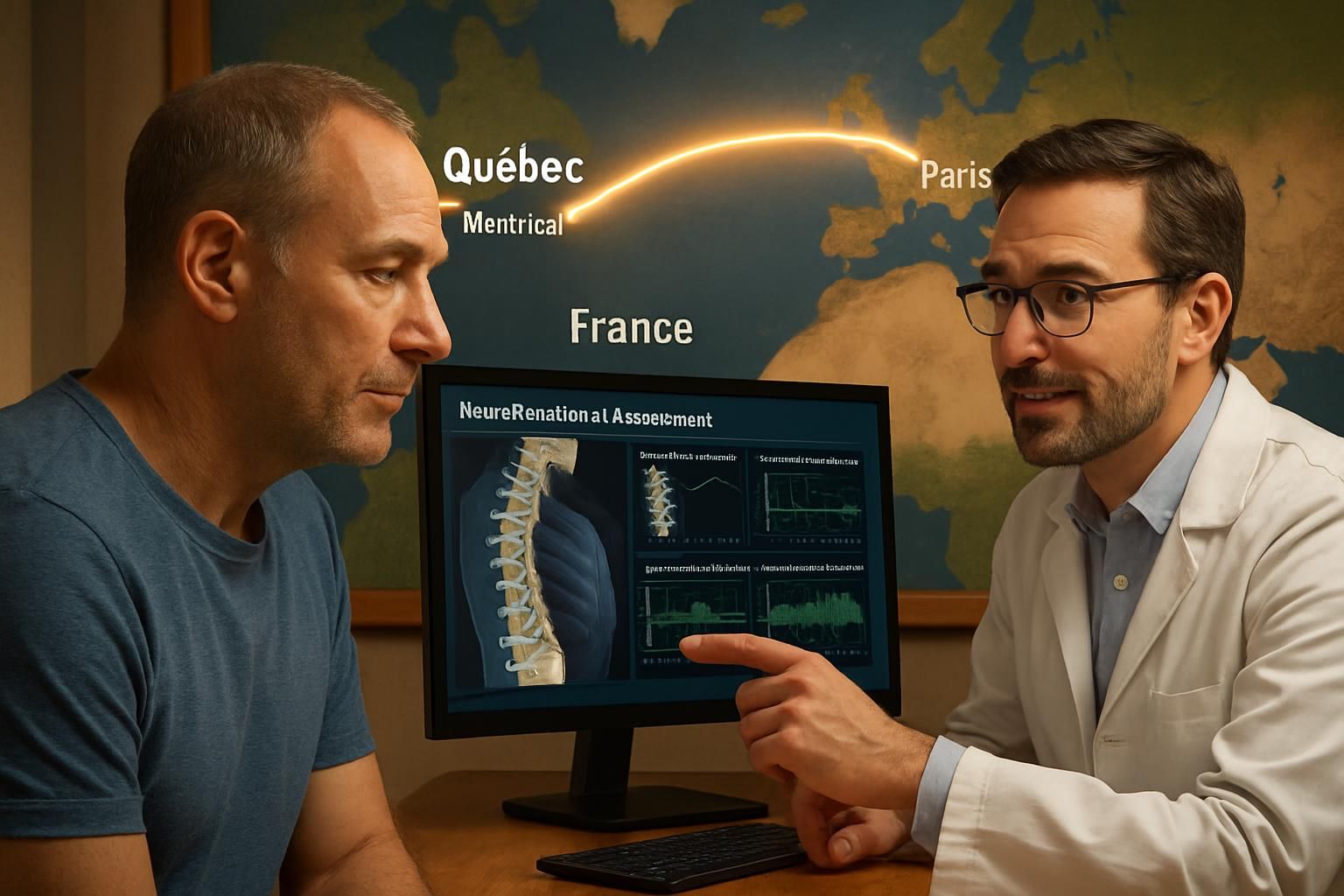 découvrez comment les questionnaires et examens initiaux sont expliqués clairement aux patients québécois pour faciliter leur compréhension et leur collaboration médicale.