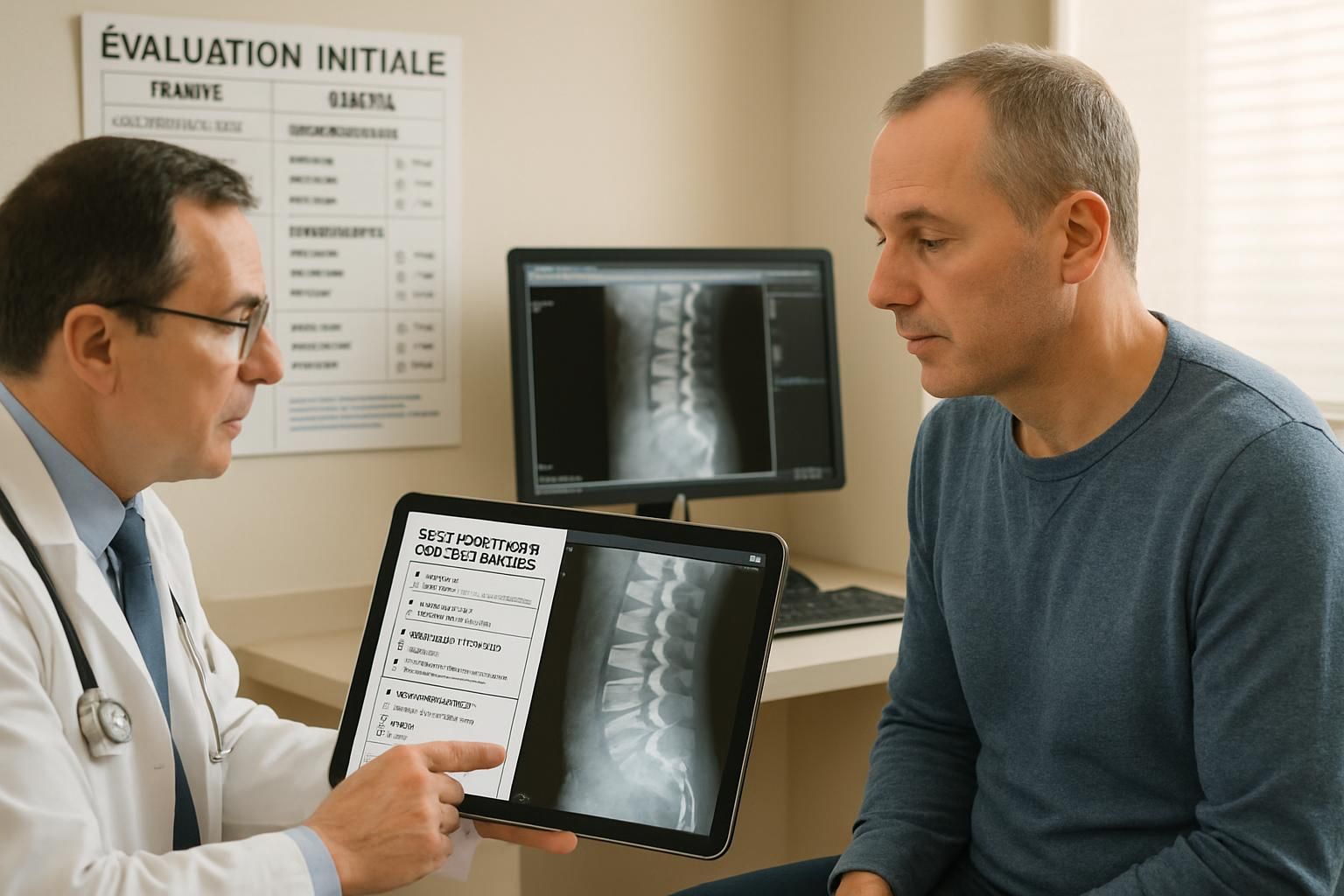 découvrez les indications, avantages et limites des questionnaires et examens initiaux pour optimiser l'évaluation et le diagnostic.