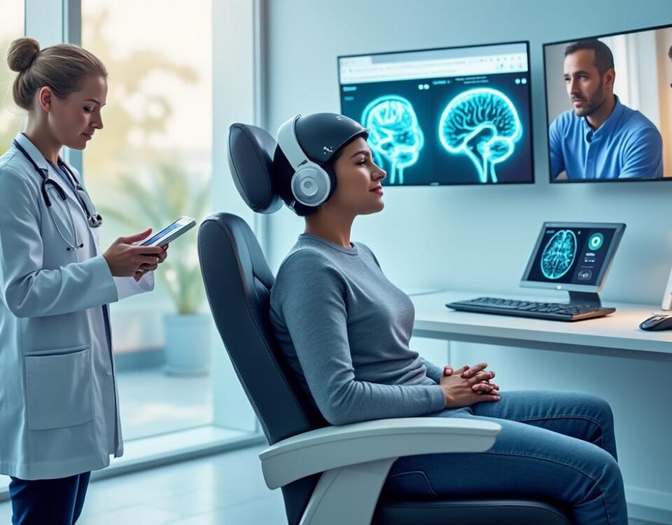découvrez comment l'intégration de la stimulation magnétique transcrânienne répétitive (rtms) après une chirurgie améliore les résultats cliniques et optimise la récupération des patients.