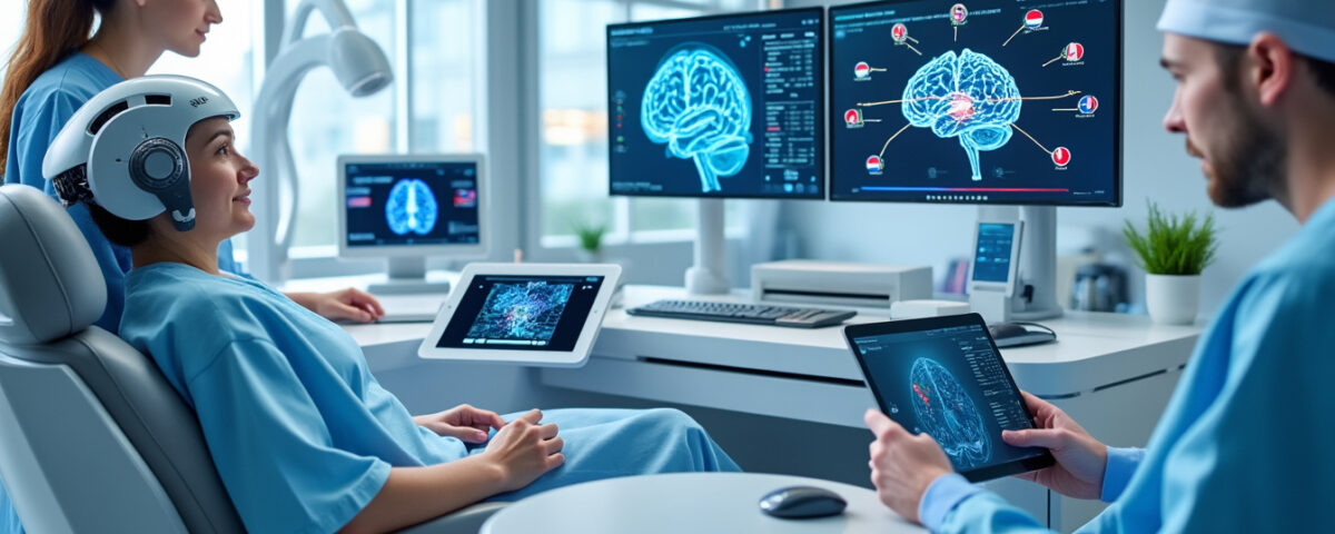 découvrez comment l'intégration de la stimulation magnétique transcrânienne répétitive (rtms) après chirurgie révolutionne le futur des traitements chirurgicaux pour une récupération optimale.