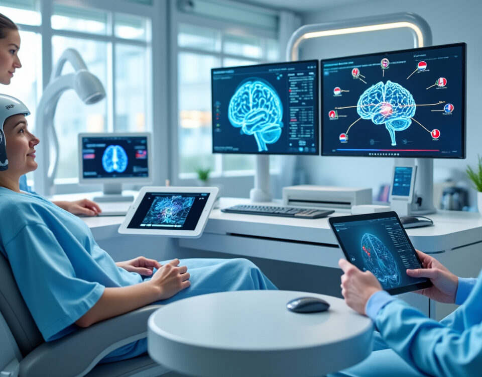 découvrez comment l'intégration de la stimulation magnétique transcrânienne répétitive (rtms) après chirurgie révolutionne le futur des traitements chirurgicaux pour une récupération optimale.